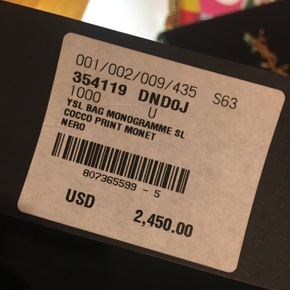 YSL clutch golden chain crossbody - Picture 4 of 7